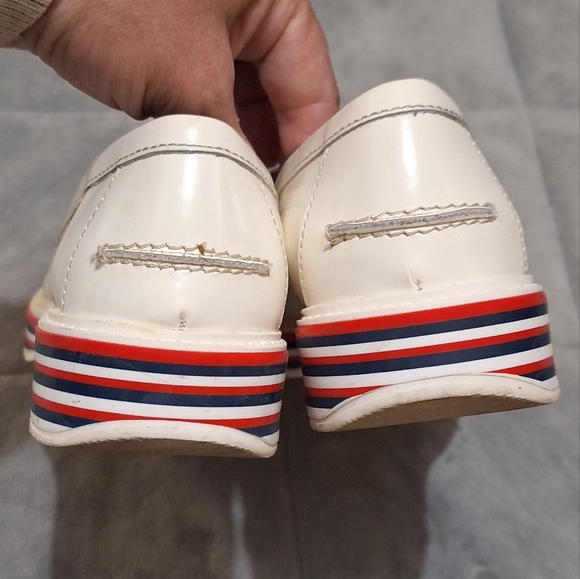 Primadonna Collection White Leather Loafers - Picture 4 of 7